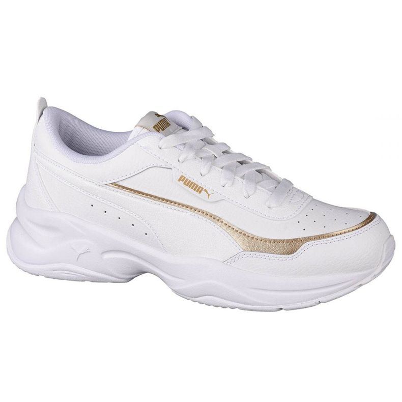Chaussures Puma Cilia Mode Lux W 375732 02 blanche d'or