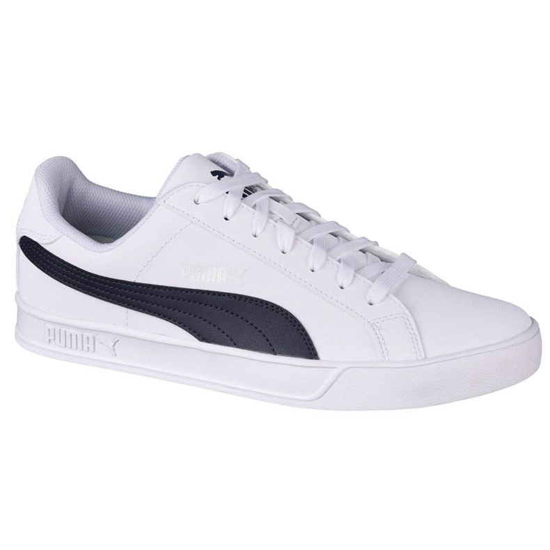 Puma Smash Vulc M 359622 10 blanche le noir