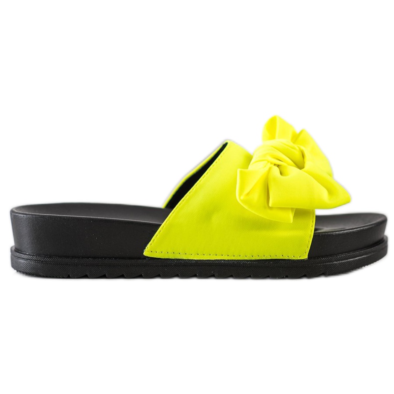 Seastar Pantoufles Avec Un Noeud jaune