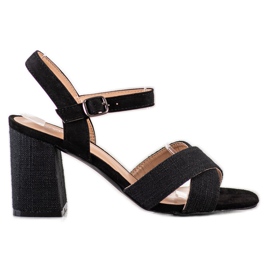 Sandales à talons hauts VINCEZA noir