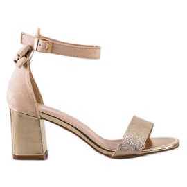Sandales À Noeud VINCEZA doré