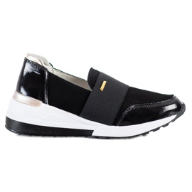 Goodin Baskets en cuir noires