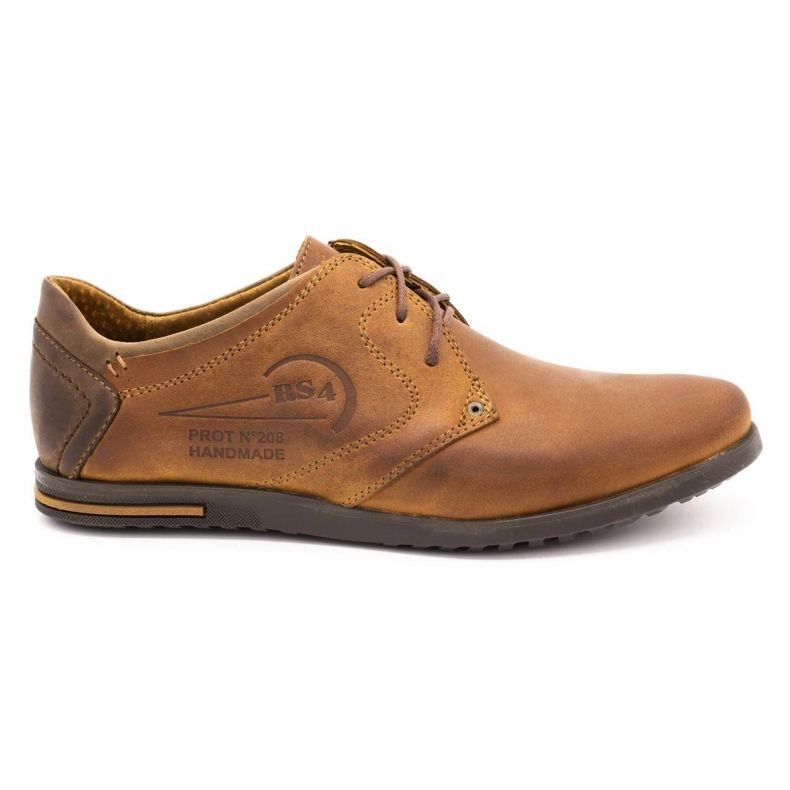 Polbut Chaussures cuir homme 2103 camel brun