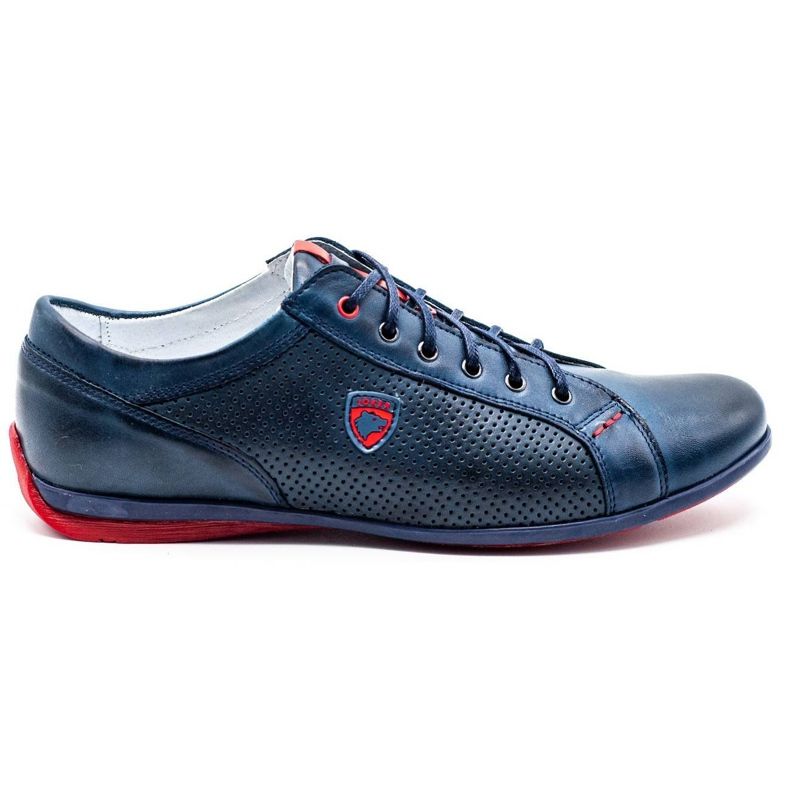 Joker Chaussures casual homme 295 bleu marine rouge