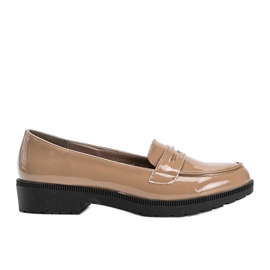 Mocassins Sis laqué beige Mocassins Sis laqué beige