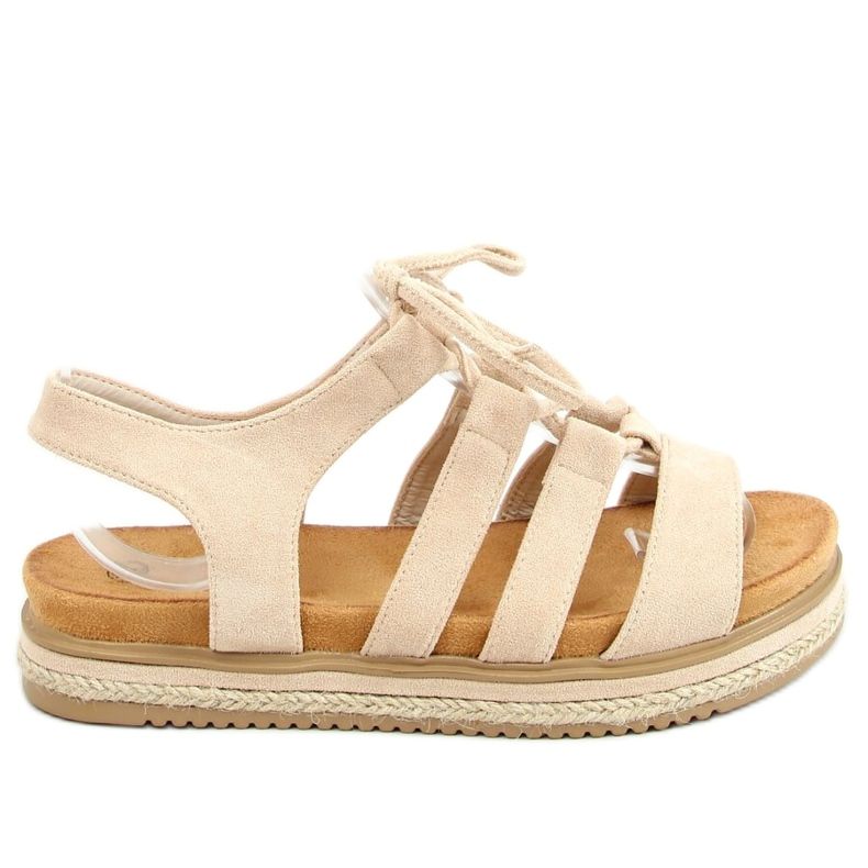 Sandales espadrilles W86 Beige