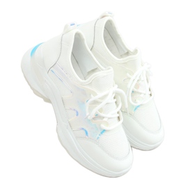 Chaussures de sport blanches B0-507 Blanc Chaussures de sport blanches B0-507 Blanc