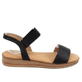 Sandales noires pour femmes K-99153 Noir le noir