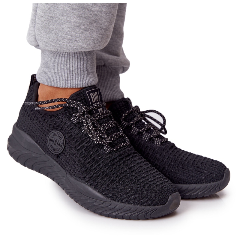 Chaussures de sport pour femmes Memory Foam Big Star HH274298 Noir le noir