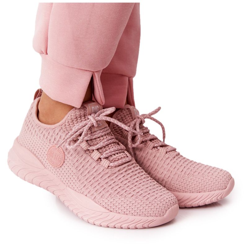 Chaussures de sport pour femmes Memory Foam Big Star HH274299 Rose Chaussures de sport pour femmes Memory Foam Big Star HH274299 Rose