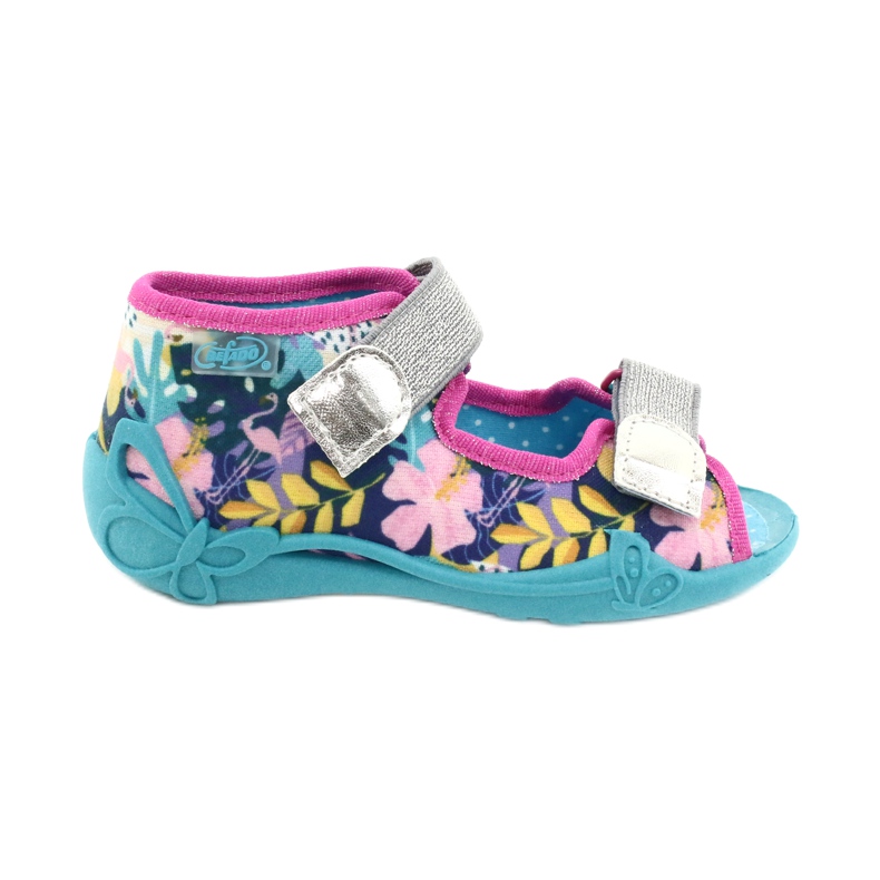 Chaussures pour enfants Befado 242P098 bleu rose argent multicolore Chaussures pour enfants Befado 242P098 bleu rose argent multicolore