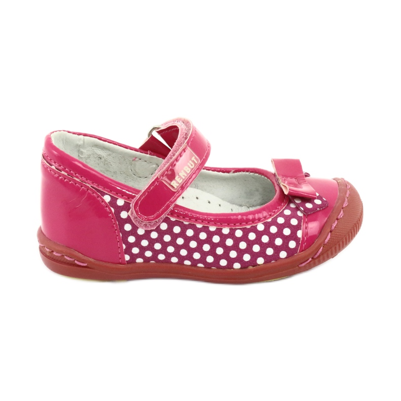 Ballerines fille Ren But 1405 rose blanche