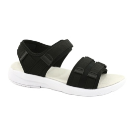 American Club Sandals pour femmes Sports En cuir insert rl45 / 21 noir
