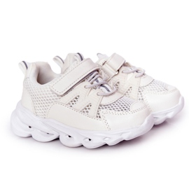 Baskets Enfant Avec Semelle Illuminée Led Blanc So Cool ! blanche