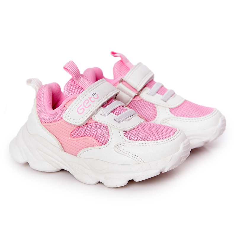 Chaussures de sport pour enfants Sneakers Blanc et Rose Sugar blanche