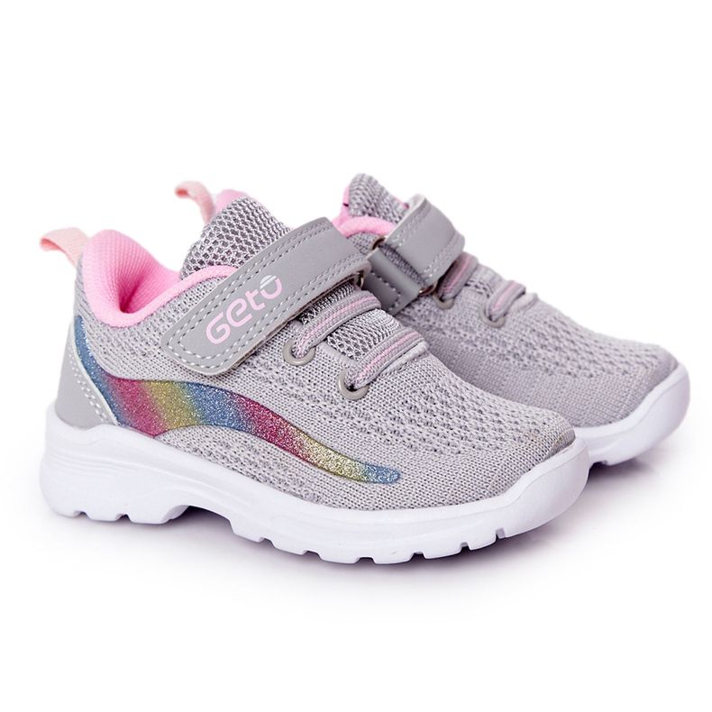Chaussures de sport pour enfants Baskets Gris Ready Go! rose multicolore