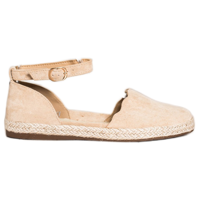 S. BARSKI Espadrilles Beiges Avec Boucle S.BARSKI