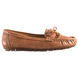 Clowse Mocassins Marron Avec Un Noeud brun