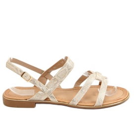 Sandales pour femmes dorées H8-176 Or