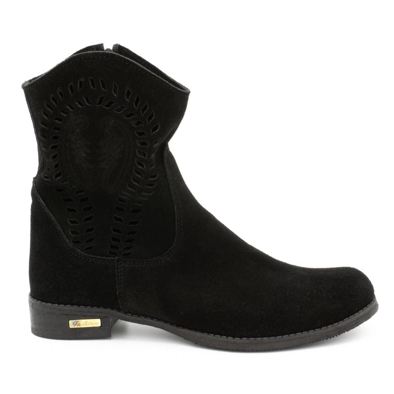 Olivier Bottines ajourées Cassie femme noir le noir