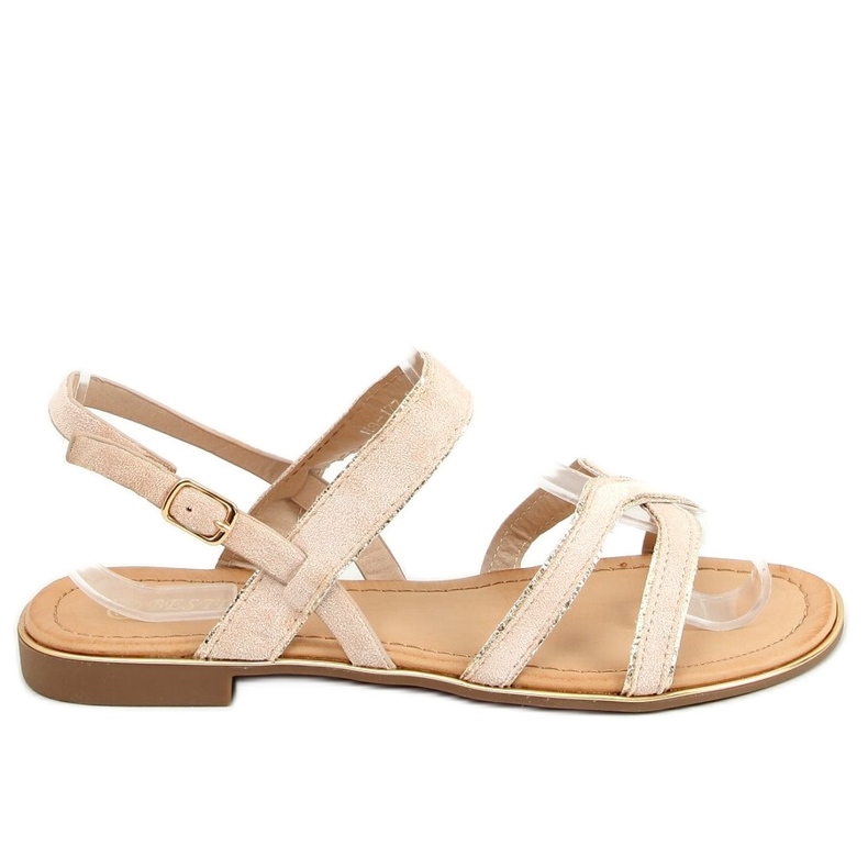 Sandales femme beiges H8-177 Beige
