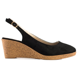 Goodin Escarpins compensés confortables le noir