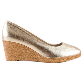 Goodin Pompes compensées légères doré