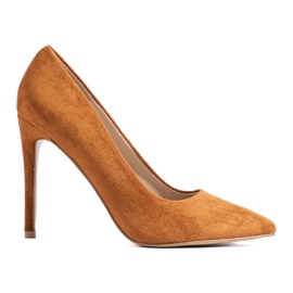 Goodin Talons hauts à la mode brun