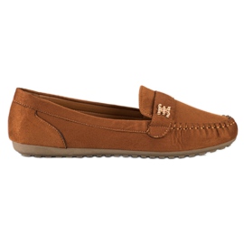 Fama Espadrilles En Daim Avec Ornement brun