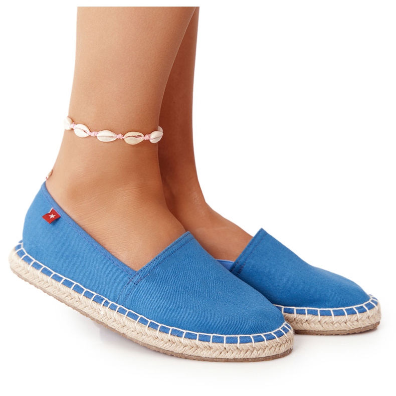 Espadrilles Sur Semelle Tressée Big Star DD274A152 Bleu