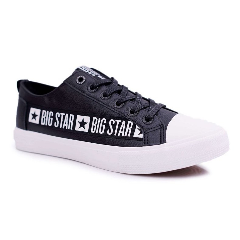 Baskets Homme Big Star Noir EE174069 blanche le noir