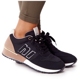 Chaussures de sport femme Baskets Noir Maddie brun