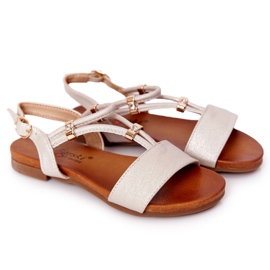 S.Barski Sandales pour enfants S. Bararski Comfort Beżowe beige