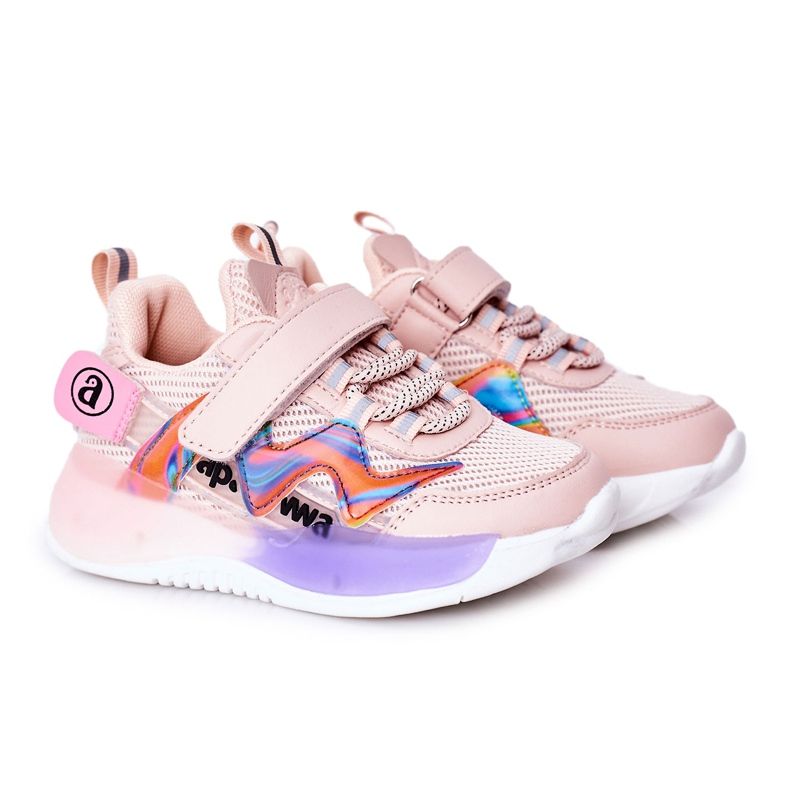 Apawwa Chaussures de sport pour enfants Baskets Rose Jump Jump Apawwa Chaussures de sport pour enfants Baskets Rose Jump Jump