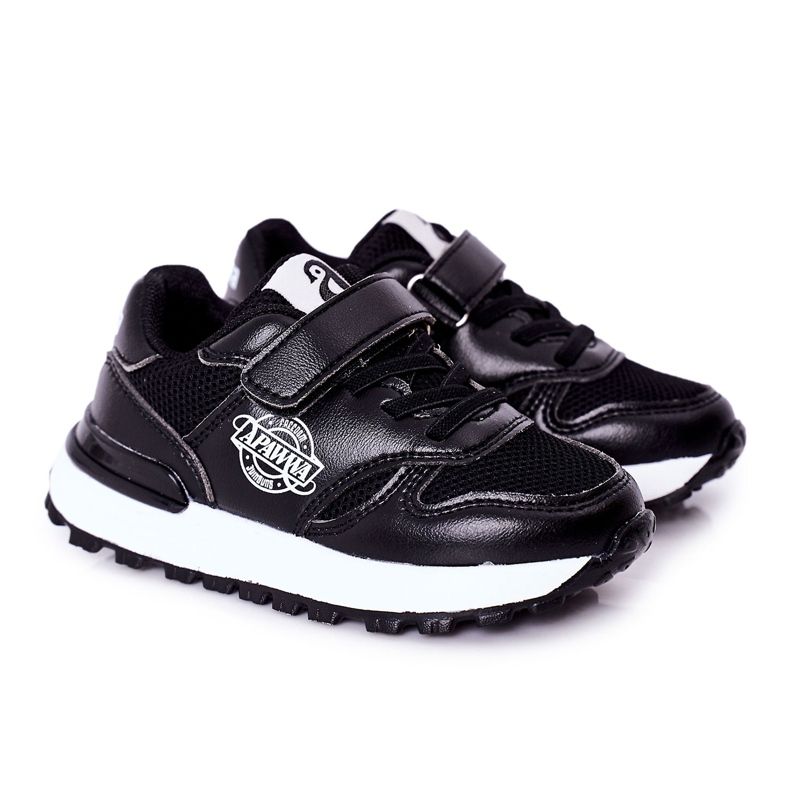 Apawwa Chaussures de sport pour enfants Sneakers Noir Skatepark le noir Apawwa Chaussures de sport pour enfants Sneakers Noir Skatepark le noir
