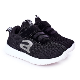 Apawwa Chaussures de sport noires pour enfants Little Sportsman