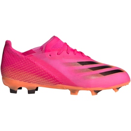 Chaussures de foot Adidas X Ghosted.1 Fg Jr FW6956 rose Chaussures de foot Adidas X Ghosted.1 Fg Jr FW6956 rose