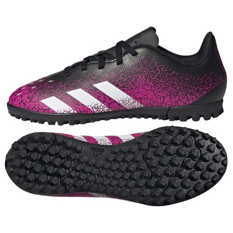 Chaussures de foot Adidas Predator Freak .4 Tf Jr FW7537 multicolore rose