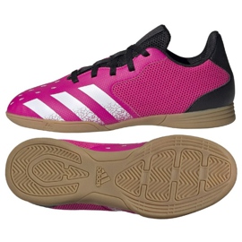 Chaussures de foot Adidas Predator Freak .4 In Sala Jr FW7539 multicolore roses et violets