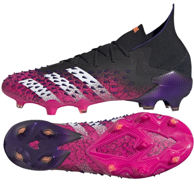 Chaussures de foot Adidas Predator Freak.1 Fg M FW7241 multicolore le noir Chaussures de foot Adidas Predator Freak.1 Fg M FW7241 multicolore le noir