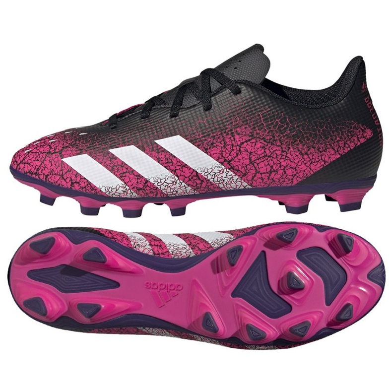 Chaussures de foot Adidas Predator Freak.4 FxG M FW7524 multicolore rose
