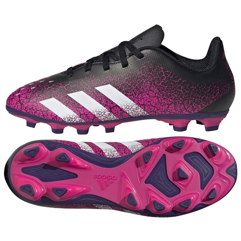 Chaussures de foot Adidas Predator Freak.4 FxG Jr FW7536 multicolore rose