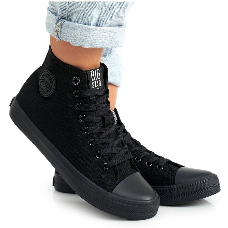 Baskets Montantes Big Star FF274A170 Noir le noir Baskets Montantes Big Star FF274A170 Noir le noir