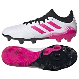 Chaussures de football Adidas Copa Sense.3 Fg M FW7934 bleu marine, blanc, rose blanc