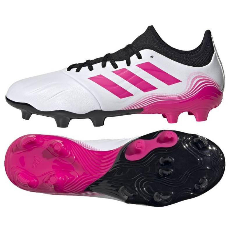 Chaussures de football Adidas Copa Sense.3 Fg M FW7934 bleu marine, blanc, rose blanche