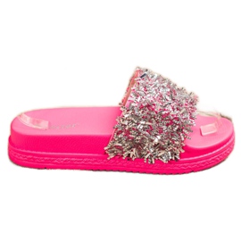 Seastar Pantoufles De Cristal De Mode rose