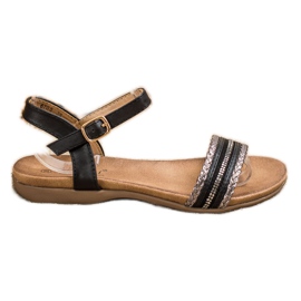 S. BARSKI Sandales noires de S.BARSKI