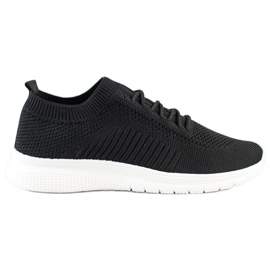 SHELOVET Chaussures de sport ajourées confortables le noir