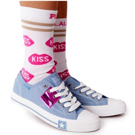Baskets Ajourées Femme Big Star FF274037 Bleu Baskets Ajourées Femme Big Star FF274037 Bleu