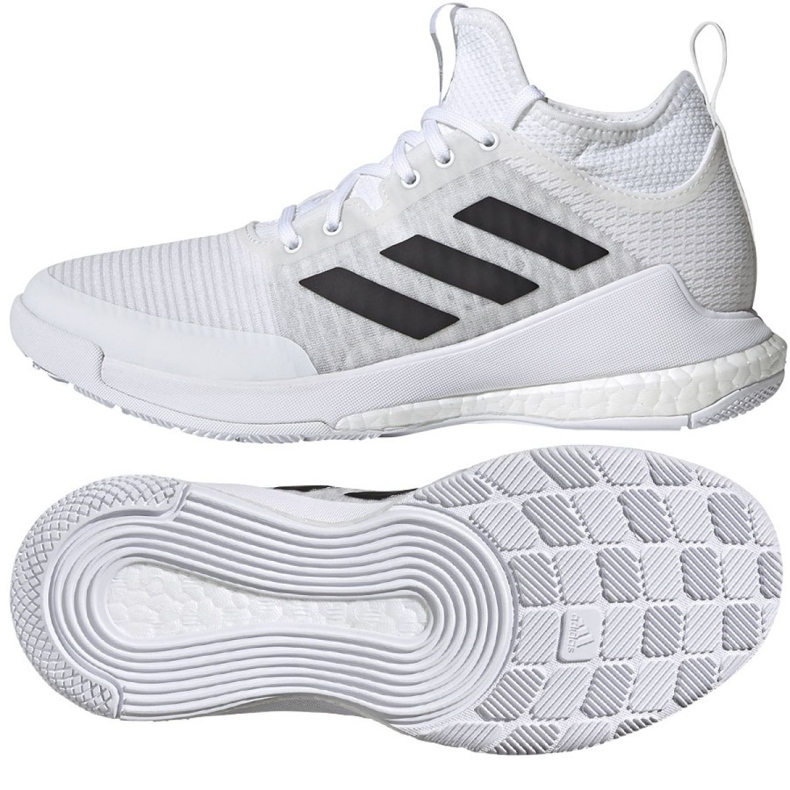 Chaussures de volley-ball Adidas CrazyFlight Mid W FX1792 multicolore brun Chaussures de volley-ball Adidas CrazyFlight Mid W FX1792 multicolore brun